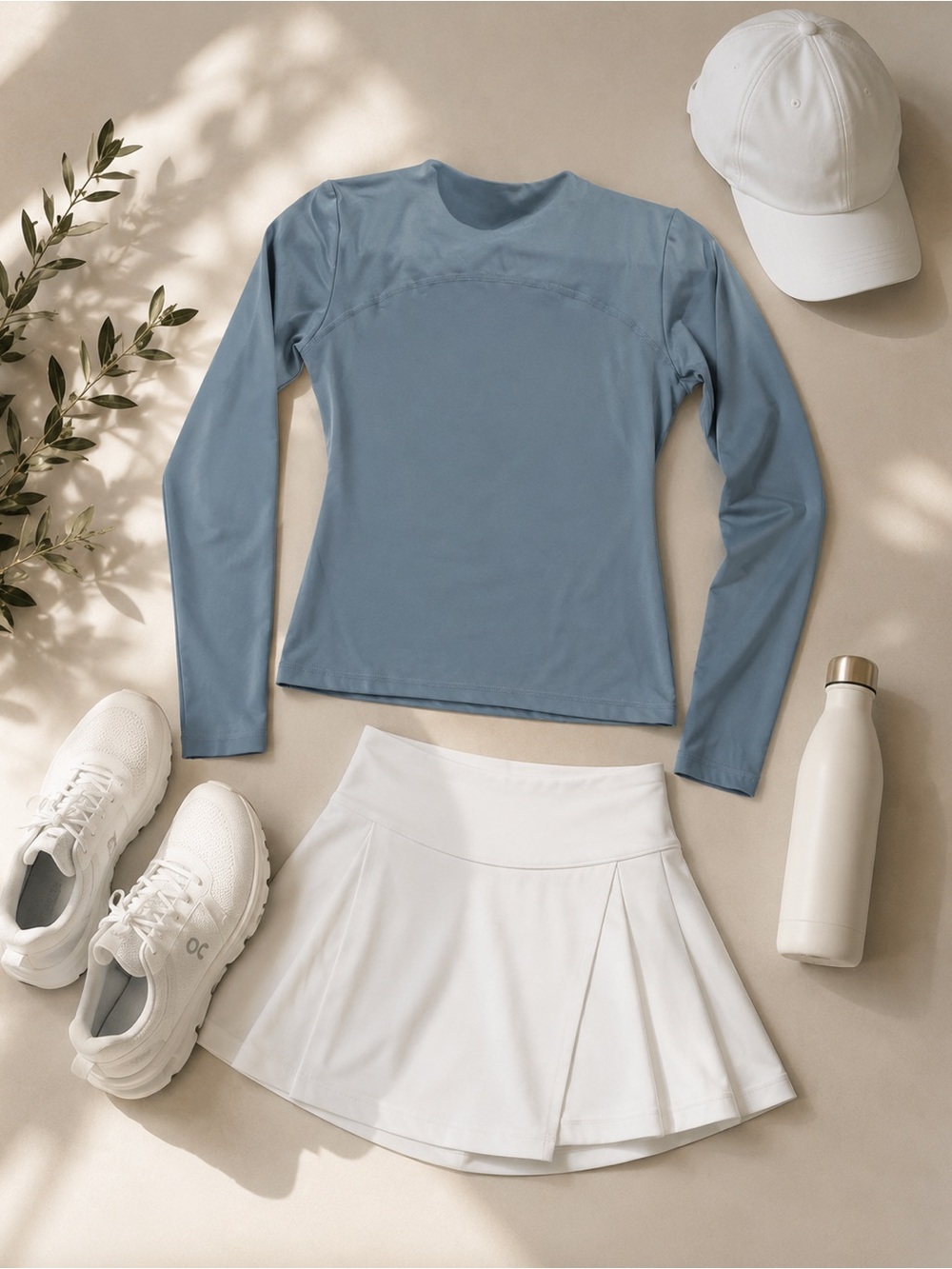 Bloom Enerbloom‎ Light Blue workout Top with built in Bra